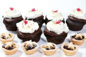 6 Christmas Mince Pies, 6 Christmas Cup Cakes